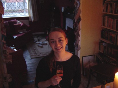 Jo at Christmas.